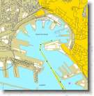 Map001Genova * Tutaj macie ogólny pogląd gdzie staliśmy w Genui. Było to Molo Vecchio (Stare molo). * 739 x 758 * (224KB)