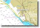 Map002Civitavecchia * To jest zaznaczone miejsce naszego postoju w Civitavecchia. * 803 x 537 * (148KB)